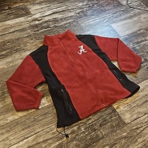 Old Varsity Brand Alabama Crimson Tide Zip-Up Fleece Jacket Womens Medium